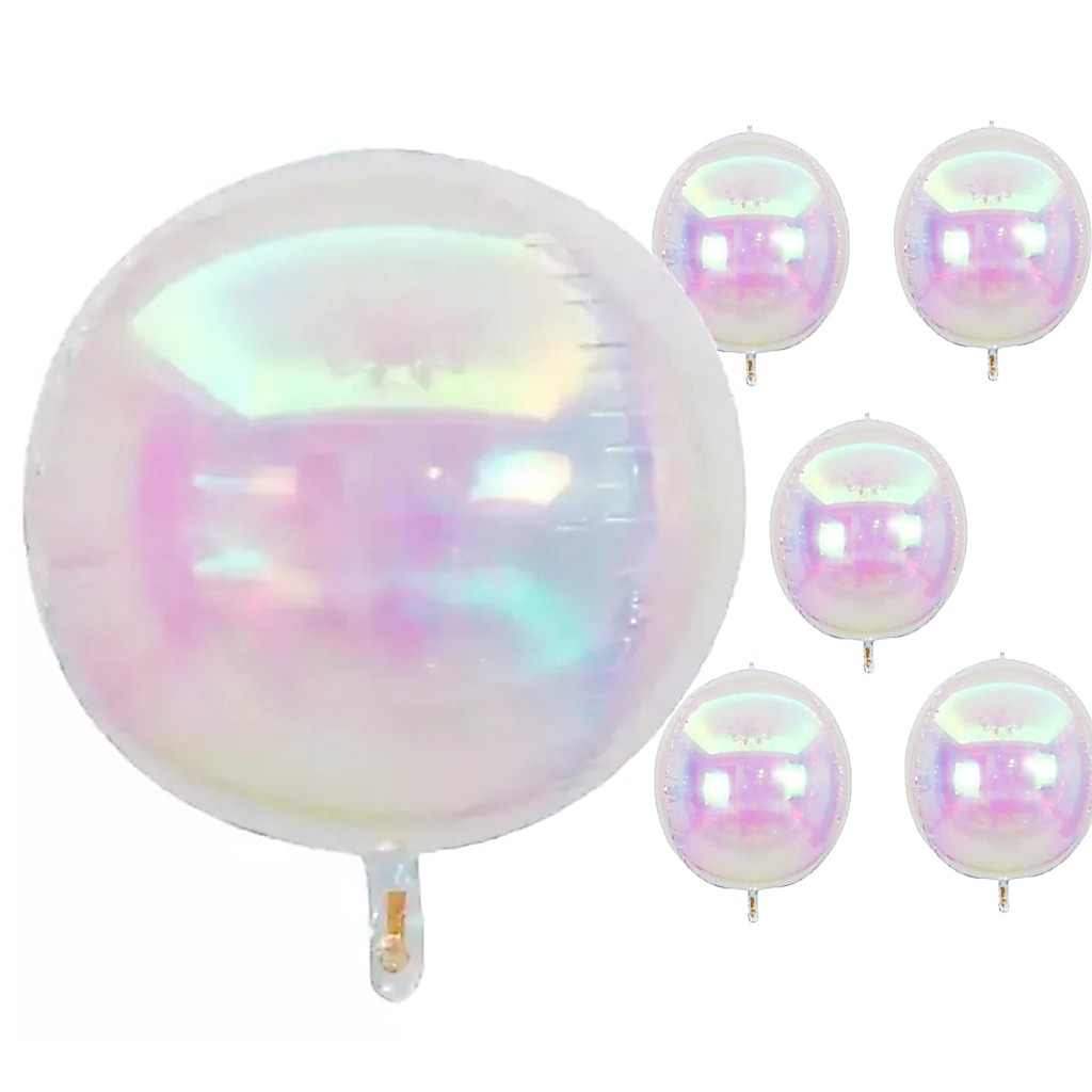 5 Balões Orbz Furta Cor Nacarado 32 Polegadas Iridescente 4d 5 Balões Orbz Furta Cor Nacarado 32 Polegadas Iridescente 4d - Oferta na Shopee