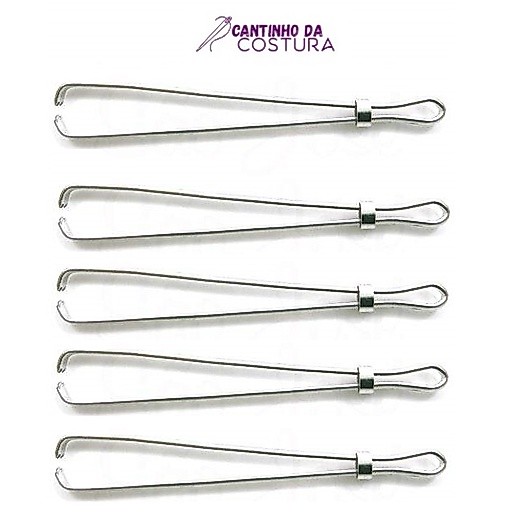 Kit Passa Fita, Passa Elastico C/ Garra C/ 5 un Kit Passa Fita