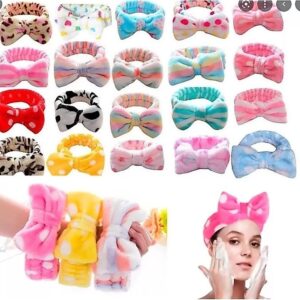 GGUAN Desconto de estilo aleatório Faixa de Laço Maquiagem Makeup Tiara Cabelo Rosto Limpo faixa para maquiagem - Oferta na Shopee