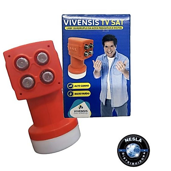 LNBF QUADRUPLO KU UNIVERSAL ALTO GANHO VIVENSIS LNBF QUADRUPLO KU UNIVERSAL ALTO GANHO VIVENSIS