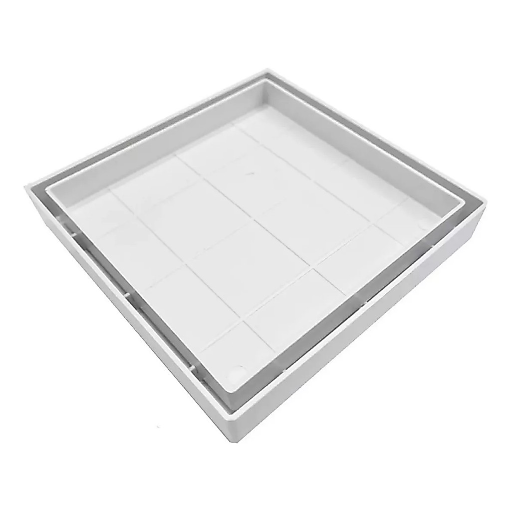Ralo Oculto 15×15 Seca Piso Porcelanato Inteligente Branco Ralo Oculto 15×15 Seca Piso Porcelanato Inteligente Branco