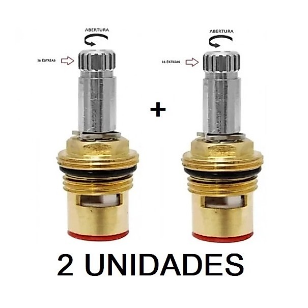 Reparo de Torneira Mecanismo M18 Padrão Deca 1/4 de Volta - 2 Und Reparo de Torneira Mecanismo M18 Padrão Deca 1/4 de Volta - 2 Und - Oferta na Shopee