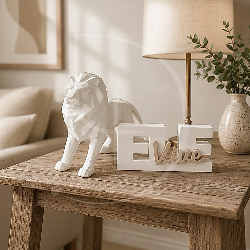 Kit Decorativo “Ele Vive” com Leão – Decoração Cristã Moderna Kit Decorativo “Ele Vive” com Leão – Decoração Cristã Moderna - Oferta na Shopee