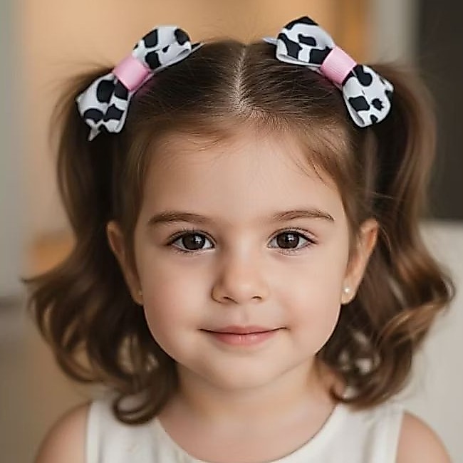 Parzinho Presilha, Laço de cabelo de criança vaquinha gravatinha Parzinho Presilha