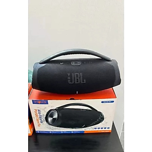 Caixa Som Bluetooth BOOMBOX 3 35CM 80W Moderna e Compacta Caixa Som Bluetooth BOOMBOX 3 35CM 80W Moderna e Compacta
