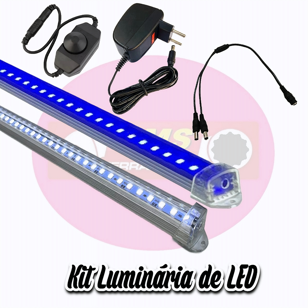 02 Luminaria 80cm Led Cores Aquario Plantado / Marinho 02 Luminaria 80cm Led Cores Aquario Plantado / Marinho - Oferta na Shopee