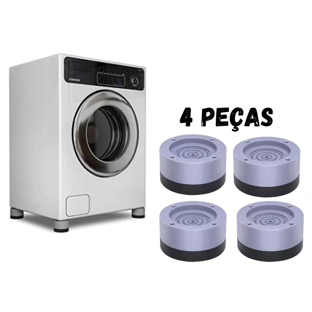 Pé Anti-vibração Para Máquina Lava E Seca Com 4 Unidades/Pé Nivelador Lava E Seca Suporte Secadora Anti Vibração Pé Nivelador Pé Lava e Seca Base Secadora Pé Máquina Lava e Seca Pé Anti-vibração Para Máquina Lava E Seca Com 4 Unidades/Pé Nivelador Lava E Seca Suporte Secadora Anti Vibração Pé Nivelador Pé Lava e Seca Base Secadora Pé Máquina Lava e Seca - Oferta na Shopee