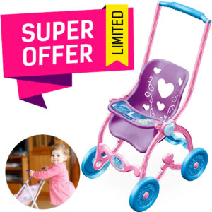 Carrinho de Boneca Brinquedo Menina Bebê Reborn Baby Alive Passeio Criatividade Faz de Conta Premium - Oferta na Shopee