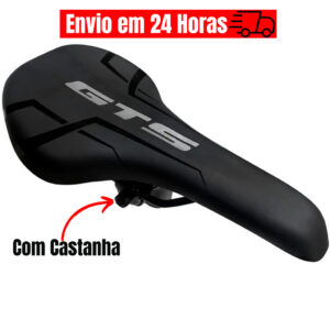 Selim Banco Gts Exotic Mtb Preto Confortável Bike Bicicleta - Oferta na Shopee