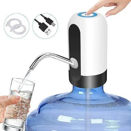 Bomba Elétrica De Galão Universal Com Carregamento USB Para Galão Garrafão De Água Bomba Elétrica De Galão Universal Com Carregamento USB Para Galão Garrafão De Água