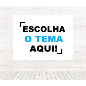 Painel Retangular Tecido Sublimado Escolha O Tema Aqui - Oferta na Shopee