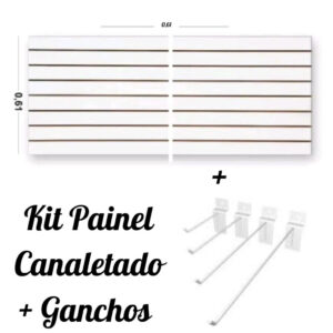 Kit 2 Placas de  Painel Canaletado 0