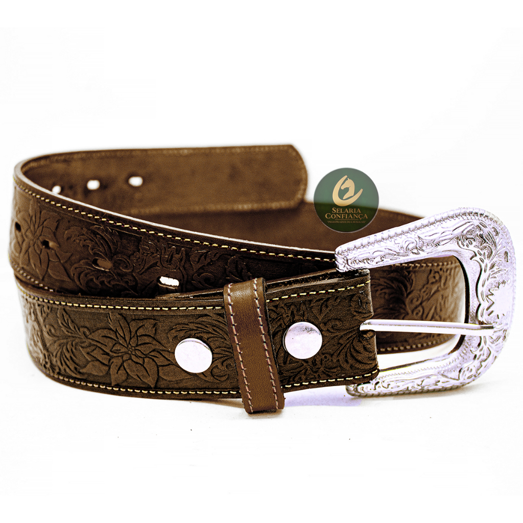 Cinto Country Em Couro Legitimo Rebaixo Floral Cowboy Cinto Country Em Couro Legitimo Rebaixo Floral Cowboy - Oferta na Shopee