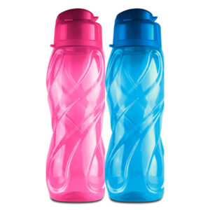 [KIT] 2 (DUAS) - Garrafa Squeeze Madri (1LITRO) (PROMOÇÃO)- Plastshop - Oferta na Shopee