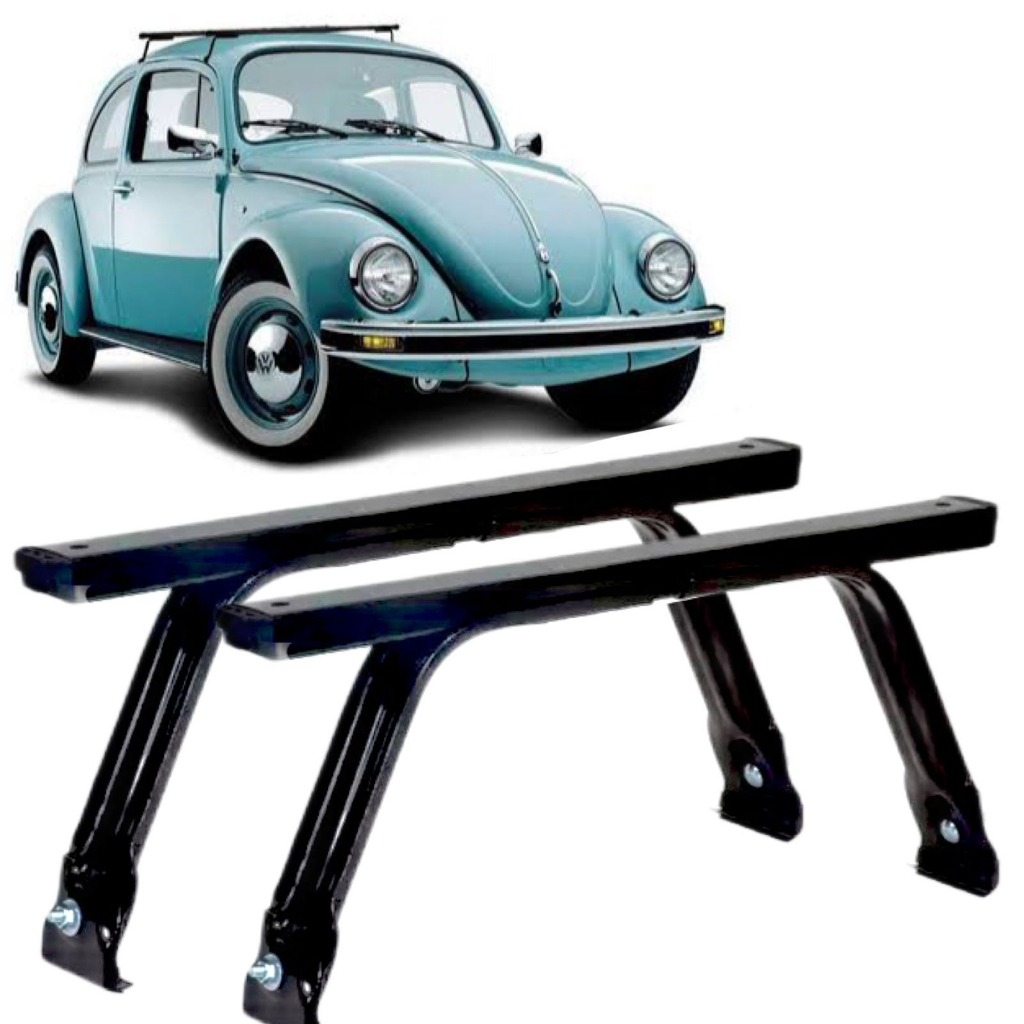 Rack De Teto Bagageiro Automotivo Fusca – Todos – Preto Rack De Teto Bagageiro Automotivo Fusca – Todos – Preto