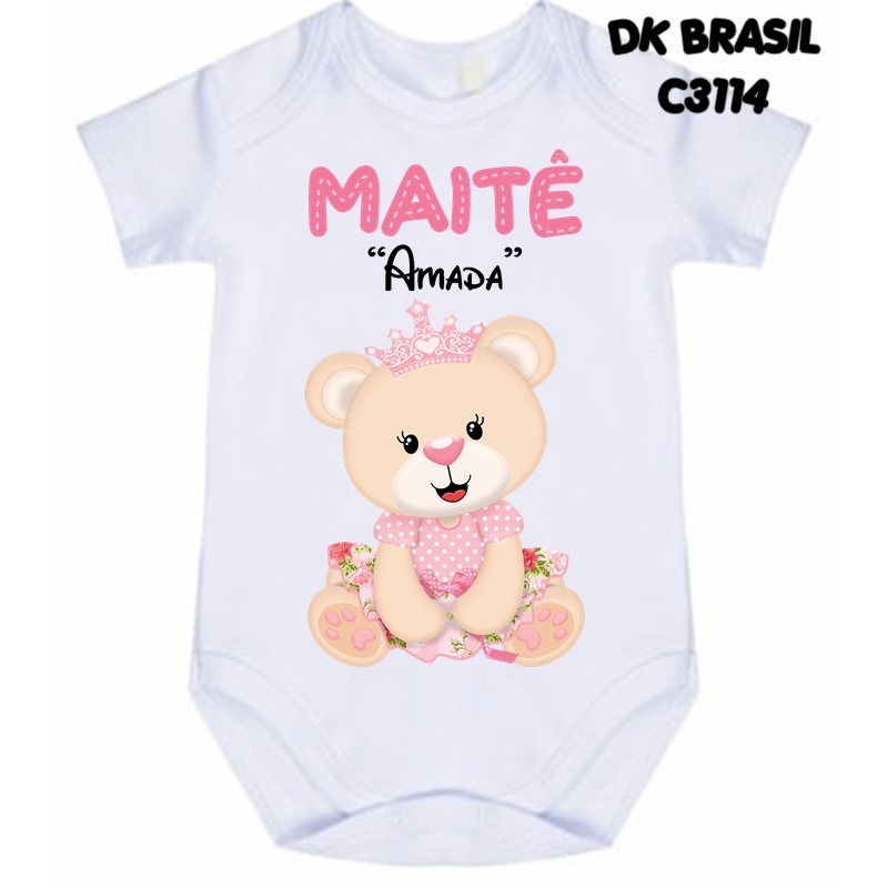 Body Ursa Princesa Significado do nome Maitê Body Ursa Princesa Significado do nome Maitê - Oferta na Shopee