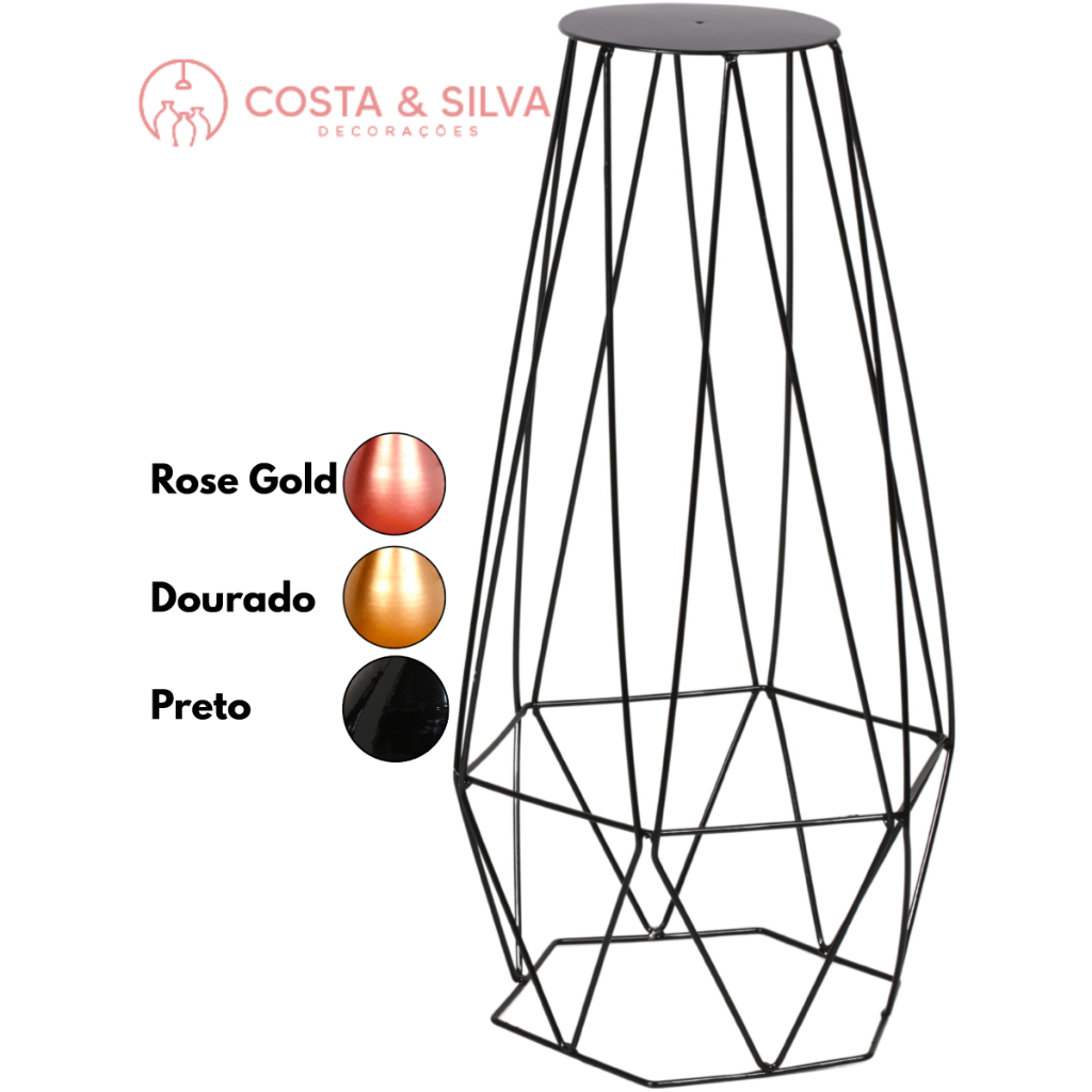 Suporte Para Vasos Tripé Plantas Jardim Chão Table Diamante 60cm Suporte Para Vasos Tripé Plantas Jardim Chão Table Diamante 60cm - Oferta na Shopee