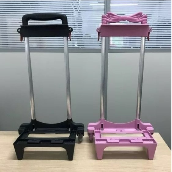 Carrinho P/ Mochila Escolar C/Trava 40cm Alumínio Rodas Silicone Carrinho P/ Mochila Escolar C/Trava 40cm Alumínio Rodas Silicone - Oferta na Shopee
