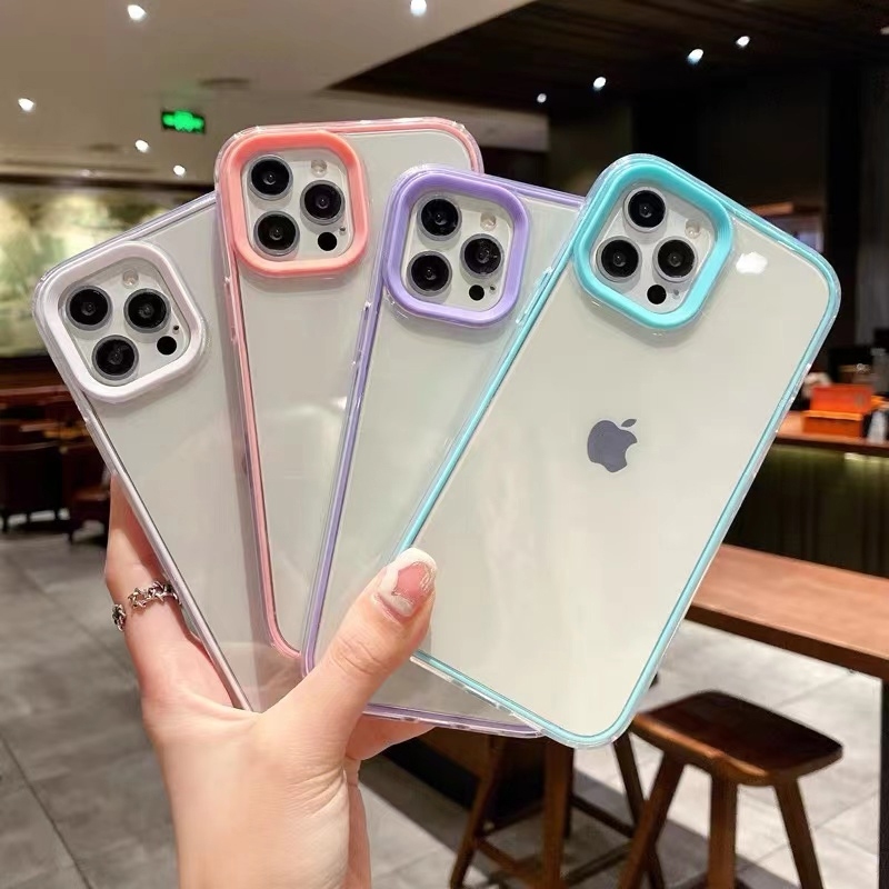 Case Capinha Transparente 3 em 1 iPhone XS/XS MAX Capa Silicone Anti Pacto Colorido Case Capinha Transparente 3 em 1 iPhone XS/XS MAX Capa Silicone Anti Pacto Colorido - Oferta na Shopee