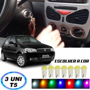 Kit 3 Lampadas De Led T5 Pinguinho Comando De Ar Palio Uno Punto - Oferta na Shopee