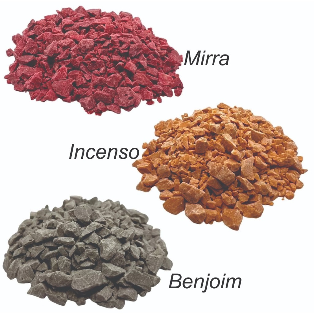 Kit defumação Resinas Mirra | Benjoim | Incenso Nacional Kit defumação Resinas Mirra | Benjoim | Incenso Nacional - Oferta na Shopee