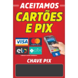 BANNER ARTE PRONTA - ACEITAMOS CARTÃO/PIX - Oferta na Shopee