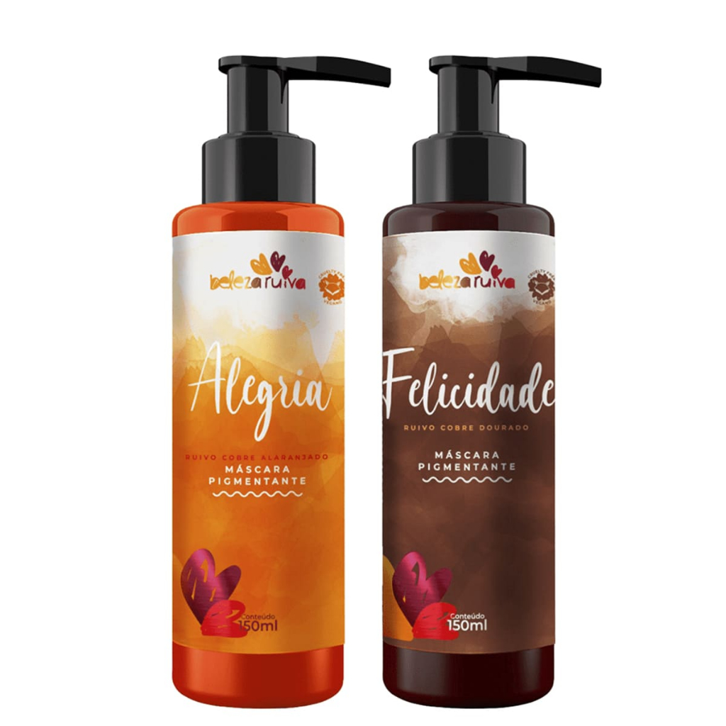 Kit Beleza Ruiva Tonalizante Alegria e Felicidade Kit Beleza Ruiva Tonalizante Alegria e Felicidade