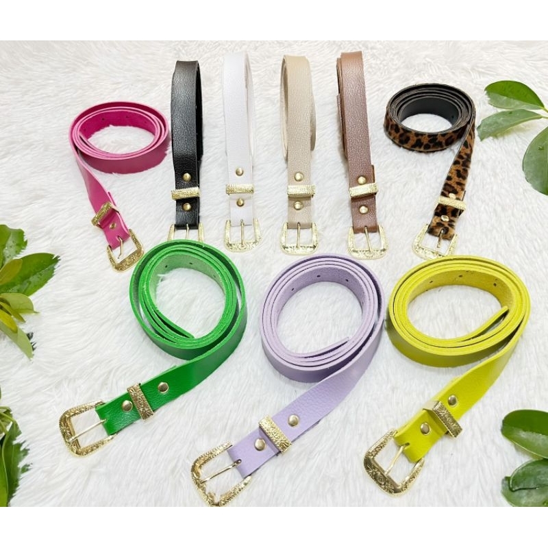 Cinto Fivela Metal Mediano Courino sintético Moda Fashion Feminina Acessório Fivela Dourada E Prata Elegante Casual Cinto Fivela Metal Mediano Courino sintético Moda Fashion Feminina Acessório Fivela Dourada E Prata Elegante Casual - Oferta na Shopee