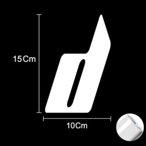 Adesivo para carro Diego Chapeamentos D - 15x10 Cm - Oferta na Shopee