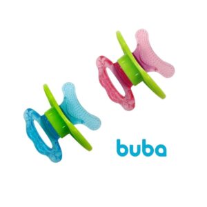 Mordedor Chupeta Massageador De Gengiva - Buba + 4 Meses - Oferta na Shopee