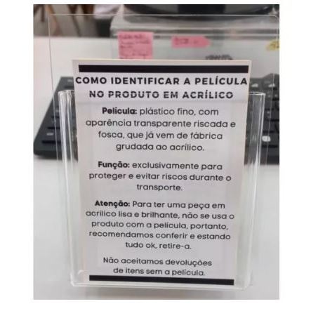 Display Porta Folder A6 (10X15) Acrílico Transparente Papel 1 Peça Display Porta Folder A6 (10X15) Acrílico Transparente Papel 1 Peça - Oferta na Shopee
