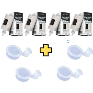 Kit 4 Vela Filtro De Barro Carvão Ativado Oasis + 4 Boia Dosadora / Compatível em Todos Modelos - Oferta na Shopee