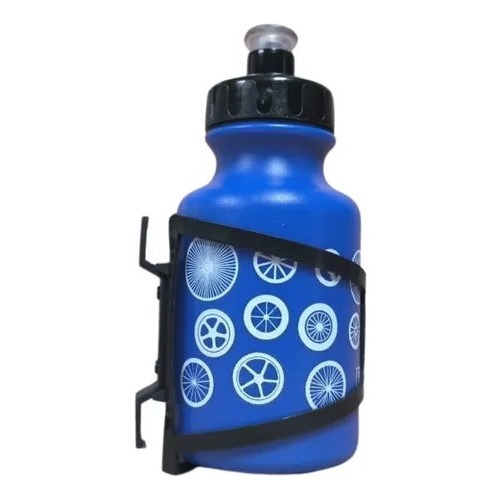 Garrafinha Bicicleta Infantil Colorida 300 Ml C/ Suporte Garrafinha Bicicleta Infantil Colorida 300 Ml C/ Suporte