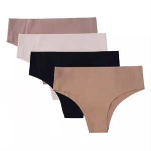 Calcinha Cintura Alta 8 Cm Sem Costura Microfibra Luxo Cós Alto Corte Laser Sexy Sex Lingerie 1