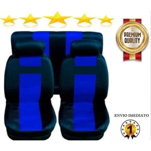 Capa Para Banco Automotivo Couro Colorido Gol G1 G2 G3 G4 G5 G6 G7 Vw Fox Polo Voyage Cor Azul - Oferta na Shopee