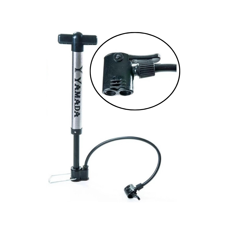 BOMBA DE AR BIKE YAMADA ALUMÍNIO 30CM DE CHÃO BOMBA DE AR BIKE YAMADA ALUMÍNIO 30CM DE CHÃO - Oferta na Shopee