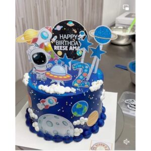 Topo de Bolo Astronauta - Oferta na Shopee