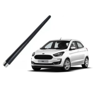 Haste Antena Novo Ka 2016 2017 2018 2019 2020 e 2021 / Esportiva Curta - CROMADA - Oferta na Shopee
