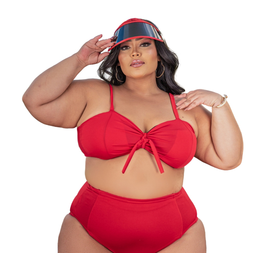Biquini Plus Size 2 em 1 Top Plus Calcinha Cintura Alta Nova Coleção Biquini Plus Size 2 em 1 Top Plus Calcinha Cintura Alta Nova Coleção - Oferta na Shopee