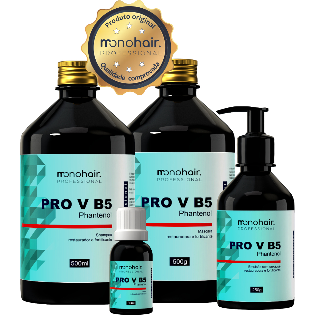 Kit ProVB5 Phantenol Reconstrução e Brilho ( 4 itens) - Autorizado pela Anvisa Kit ProVB5 Phantenol Reconstrução e Brilho ( 4 itens) - Autorizado pela Anvisa - Oferta na Shopee