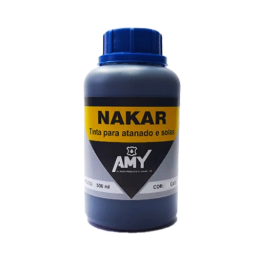 Tinta Nakar 500ml Para Atanados e Solas - AMY Couro Tinta Nakar 500ml Para Atanados e Solas - AMY Couro - Oferta na Shopee