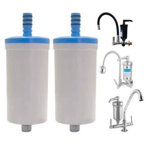 Kit 2 Refil Vela Filtro Universal Copo Torneira Abs Cozinha Gourmet Pia Parede - Oferta na Shopee