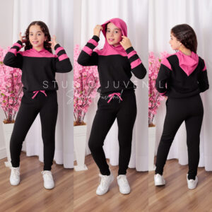 CONJUNTO DE FRIO COM CAPUZ - JUVENIL - TAM 12/14/16 - Oferta na Shopee