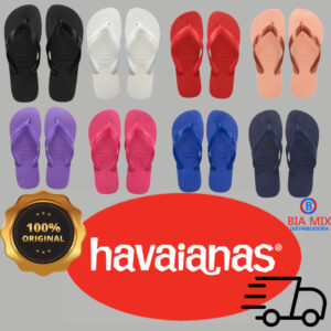 Chinelo Havaianas Feminino Masculino Original Lançamento Cores Promoção Sandália dedo Unissex Top. - Oferta na Shopee