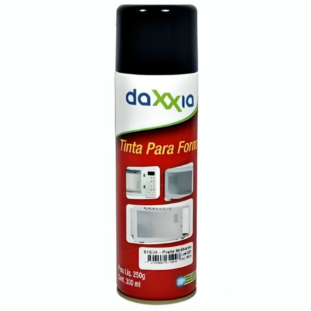 Tinta Interna e Externa Para Forno Microondas Daxxia Preto Brilhante Tinta Interna e Externa Para Forno Microondas Daxxia Preto Brilhante