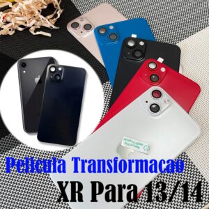 Película Traseira Transformacao XR Para iPhone 13/14 Protetor Traseira Colorido - Oferta na Shopee