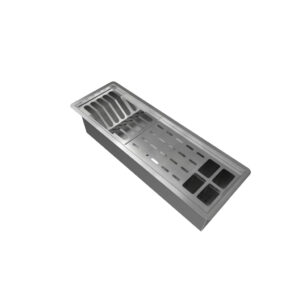 Calha Escorredor Úmido Inox Linear 60cm Embutir Cozinha Pia - Oferta na Shopee