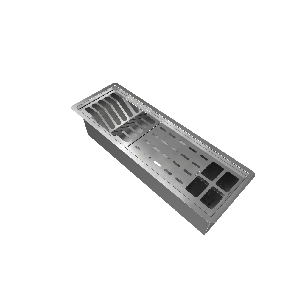 Calha Escorredor Úmido Inox Linear 60cm Embutir Cozinha Pia Calha Escorredor Úmido Inox Linear 60cm Embutir Cozinha Pia - Oferta na Shopee