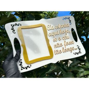 Placa Cerimonial Porta Retrato Recordação Homenagem - Oferta na Shopee