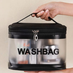 Nécessaire Frasqueira Transparente WashBag - Oferta na Shopee